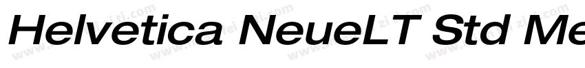 Helvetica NeueLT Std Med Ext bold字体转换